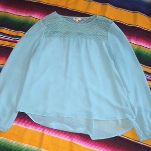 Turquoise blouse